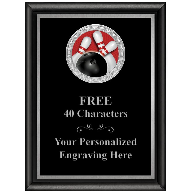 6X8 BLK SHINY EXEC INS PLQ SV