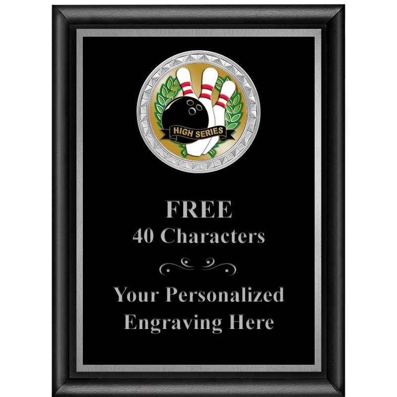 6X8 BLK SHINY EXEC INS PLQ SV