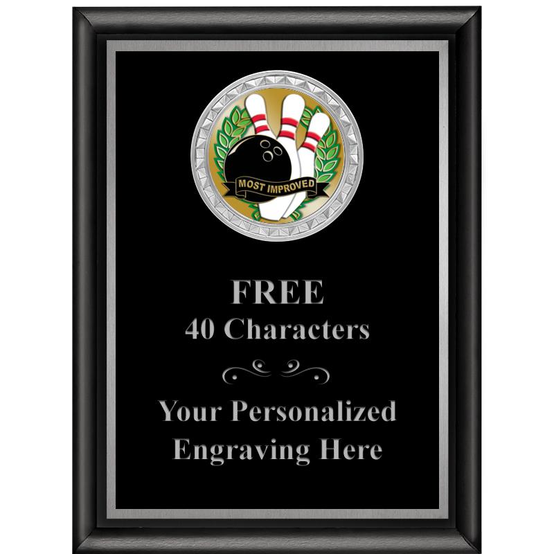 6X8 BLK SHINY EXEC INS PLQ SV