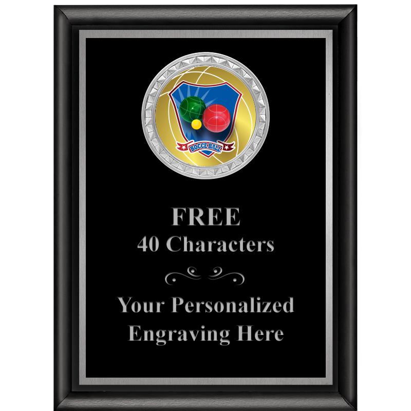 6X8 BLK SHINY EXEC INS PLQ SV