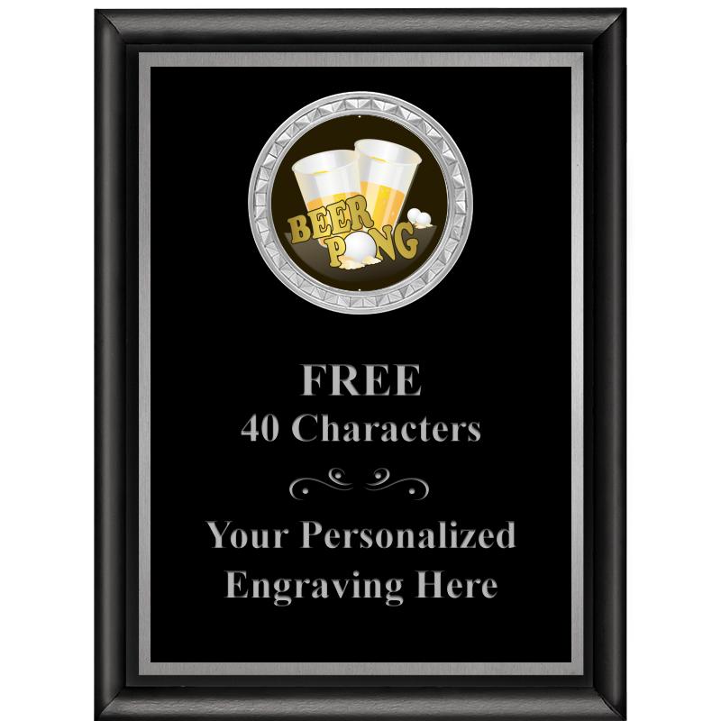 6X8 BLK SHINY EXEC INS PLQ SV