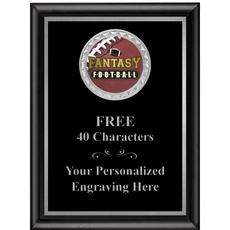 6X8 BLK SHINY EXEC INS PLQ SV