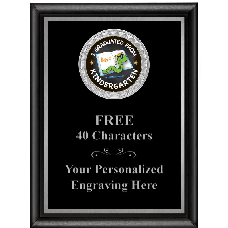 6X8 BLK SHINY EXEC INS PLQ SV