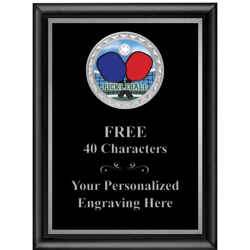 6X8 BLK SHINY EXEC INS PLQ SV