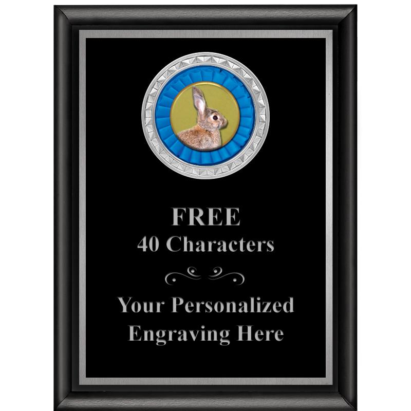 6X8 BLK SHINY EXEC INS PLQ SV