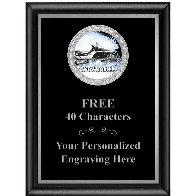 6X8 BLK SHINY EXEC INS PLQ SV