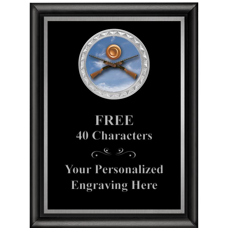 6X8 BLK SHINY EXEC INS PLQ SV