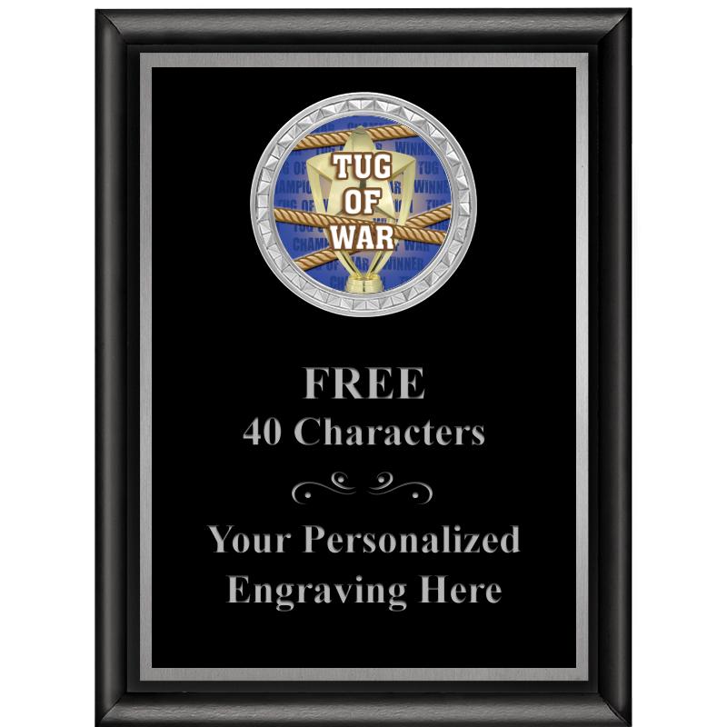 6X8 BLK SHINY EXEC INS PLQ SV