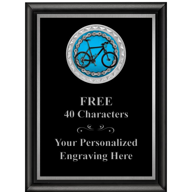 6X8 BLK SHINY EXEC INS PLQ SV