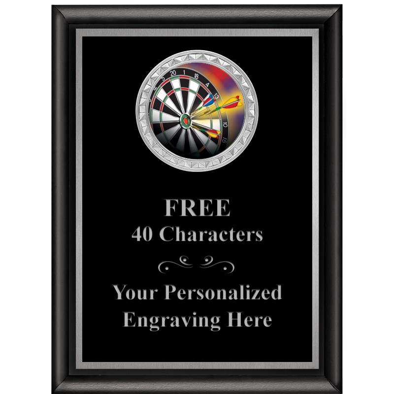 6X8 BLK SHINY EXEC INS PLQ SV