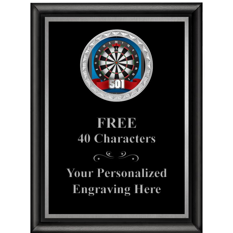 6X8 BLK SHINY EXEC INS PLQ SV