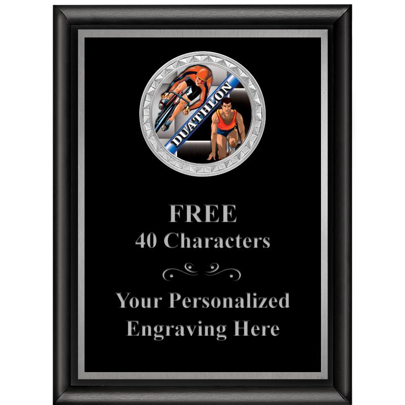 6X8 BLK SHINY EXEC INS PLQ SV