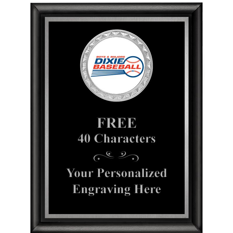 6X8 BLK SHINY EXEC INS PLQ SV