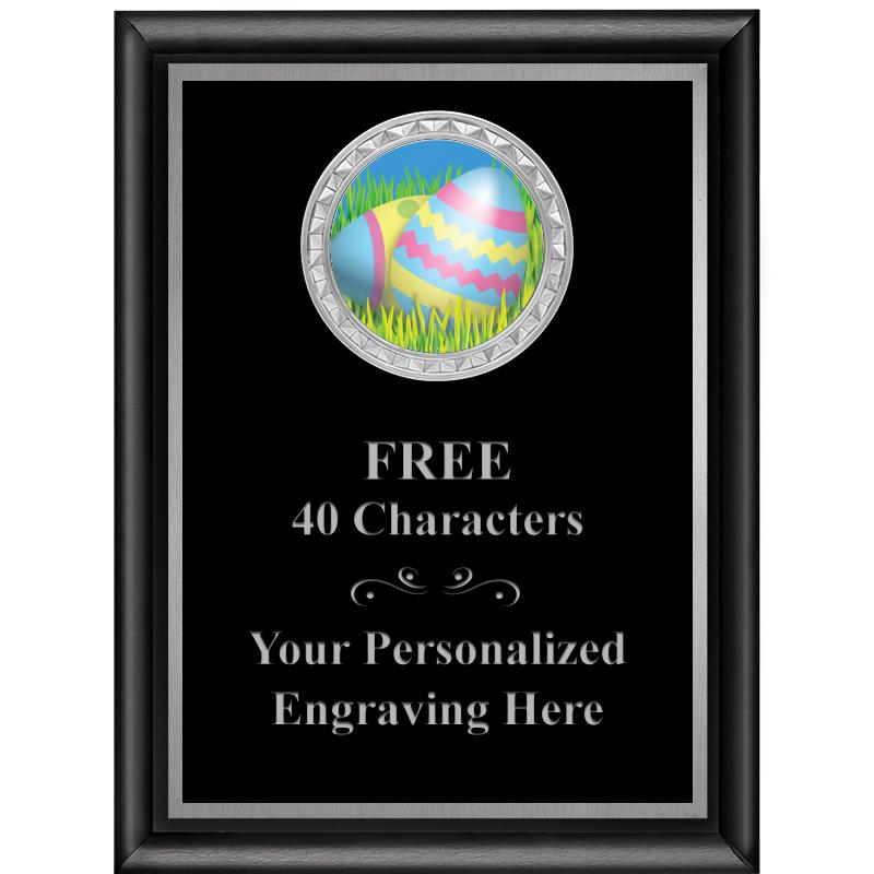 6X8 BLK SHINY EXEC INS PLQ SV