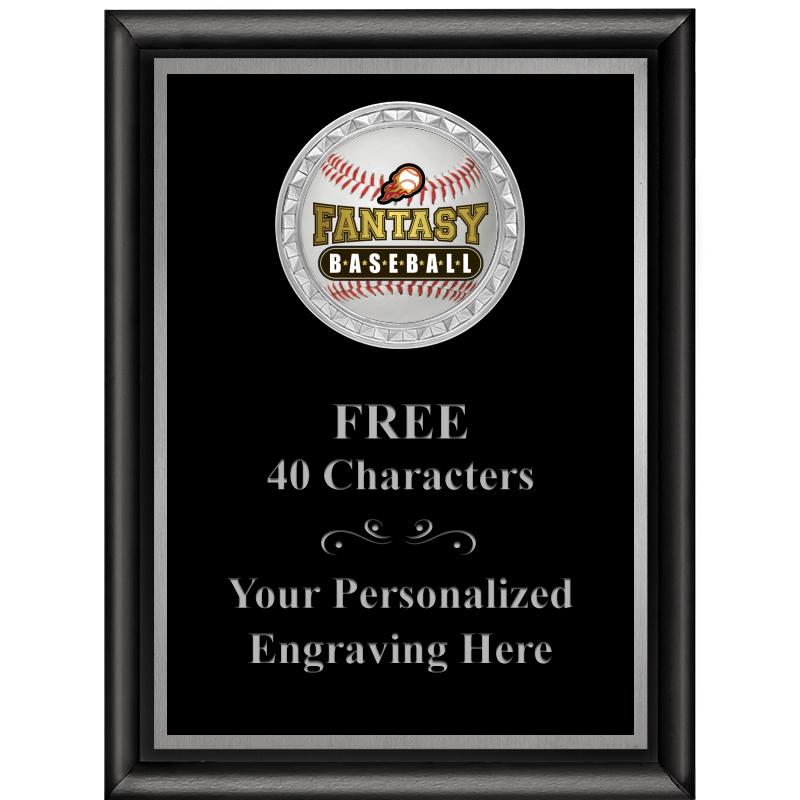 6X8 BLK SHINY EXEC INS PLQ SV