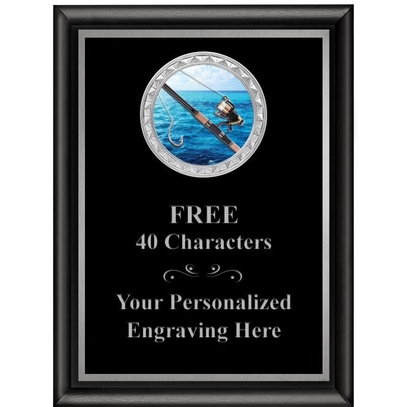 6X8 BLK SHINY EXEC INS PLQ SV