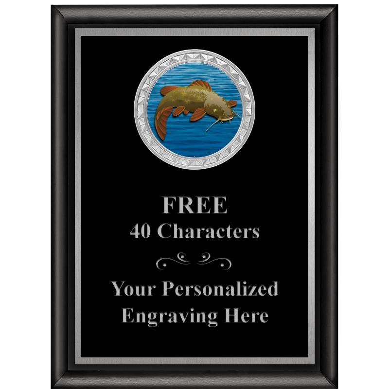 6X8 BLK SHINY EXEC INS PLQ SV