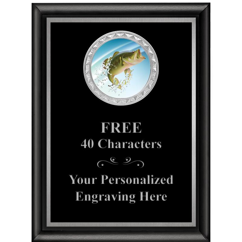 6X8 BLK SHINY EXEC INS PLQ SV