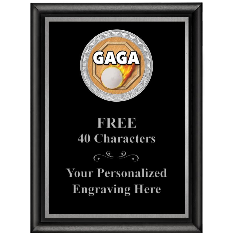 6X8 BLK SHINY EXEC INS PLQ SV