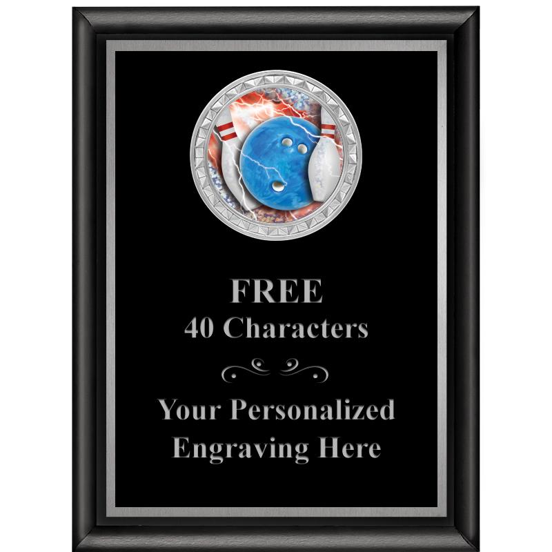 6X8 BLK SHINY EXEC INS PLQ SV