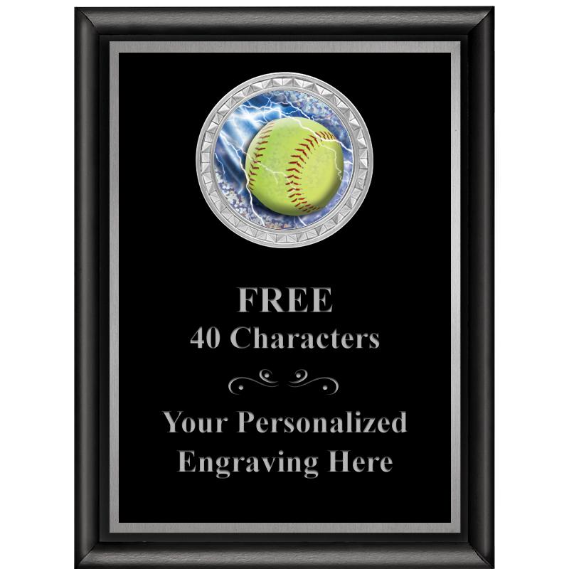 6X8 BLK SHINY EXEC INS PLQ SV