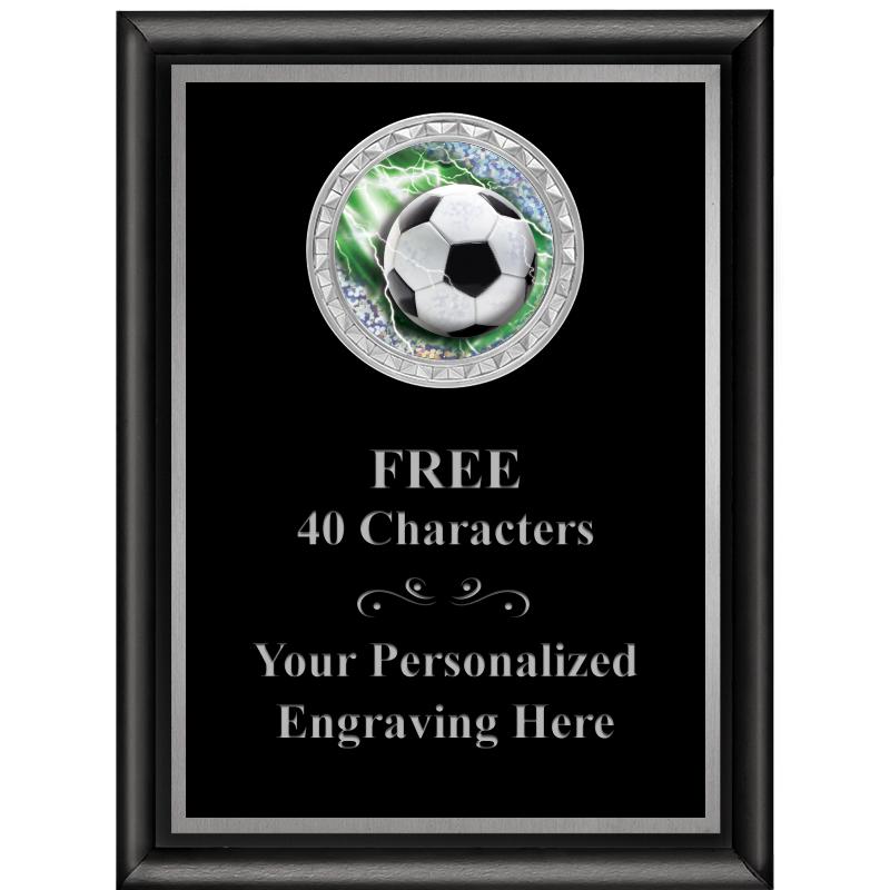 6X8 BLK SHINY EXEC INS PLQ SV