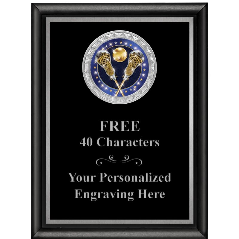 6X8 BLK SHINY EXEC INS PLQ SV