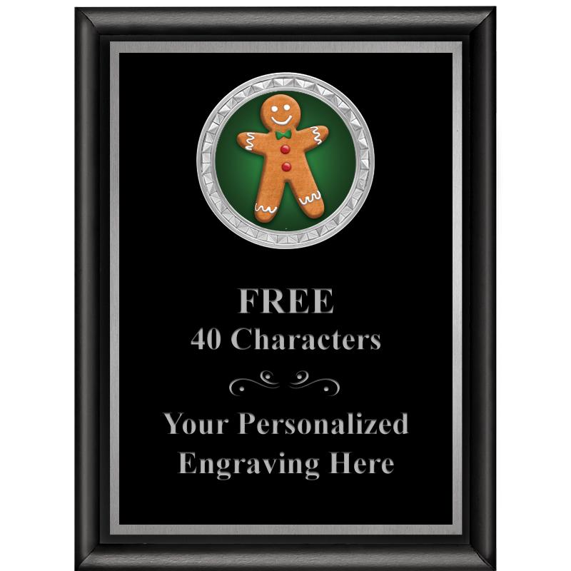 6X8 BLK SHINY EXEC INS PLQ SV