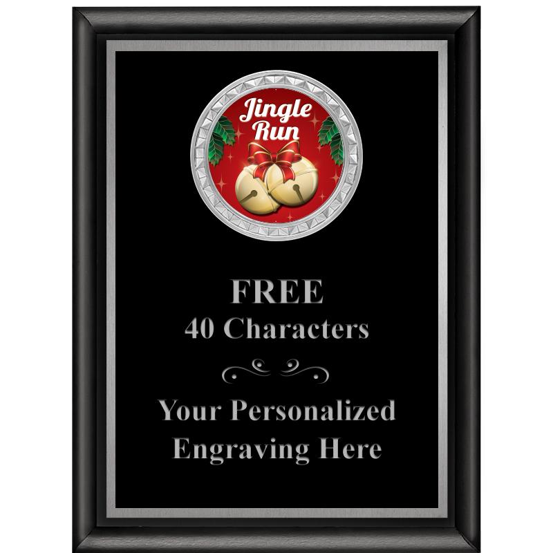 6X8 BLK SHINY EXEC INS PLQ SV