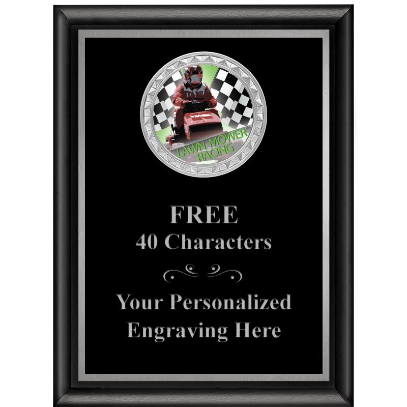 6X8 BLK SHINY EXEC INS PLQ SV