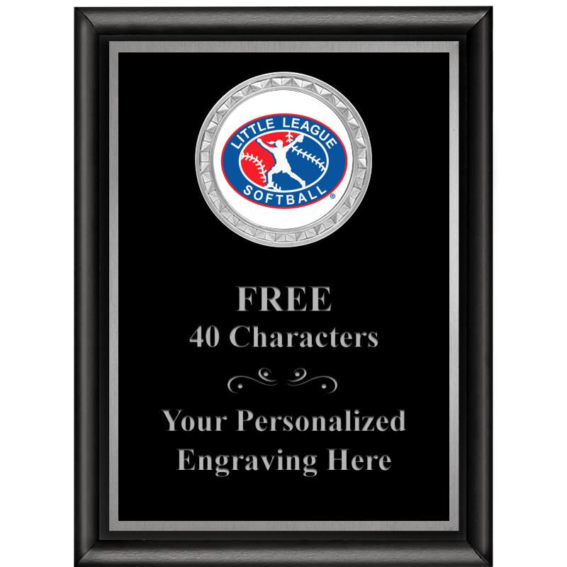 6X8 BLK SHINY EXEC INS PLQ SV