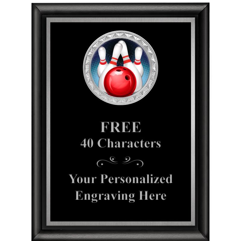 6X8 BLK SHINY EXEC INS PLQ SV