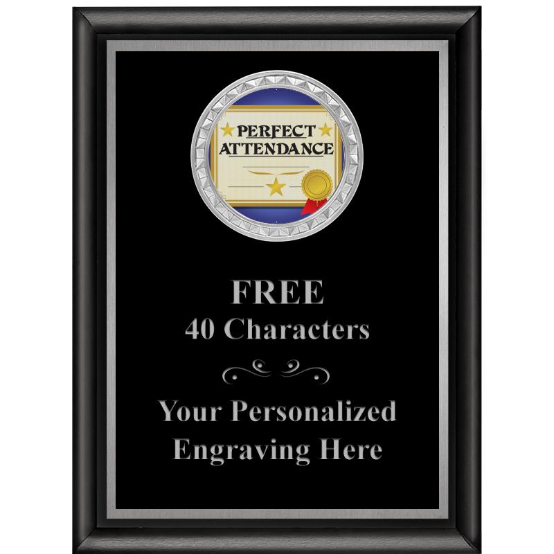 6X8 BLK SHINY EXEC INS PLQ SV