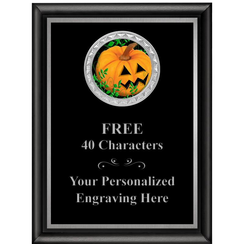 6X8 BLK SHINY EXEC INS PLQ SV