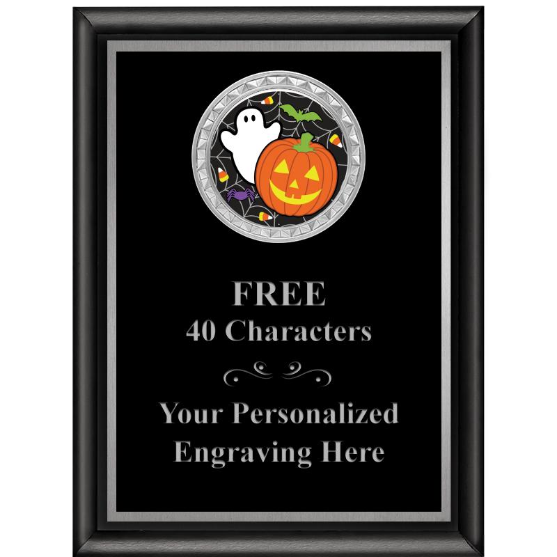 6X8 BLK SHINY EXEC INS PLQ SV