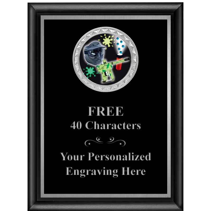 6X8 BLK SHINY EXEC INS PLQ SV