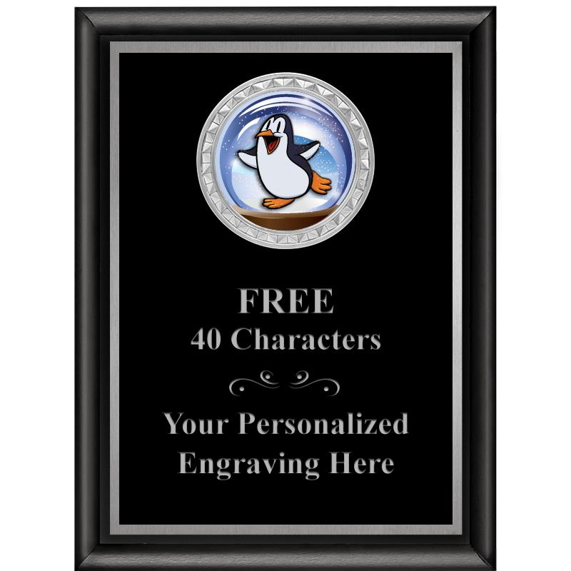 6X8 BLK SHINY EXEC INS PLQ SV