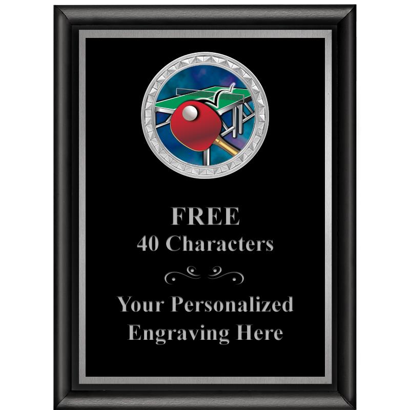 6X8 BLK SHINY EXEC INS PLQ SV