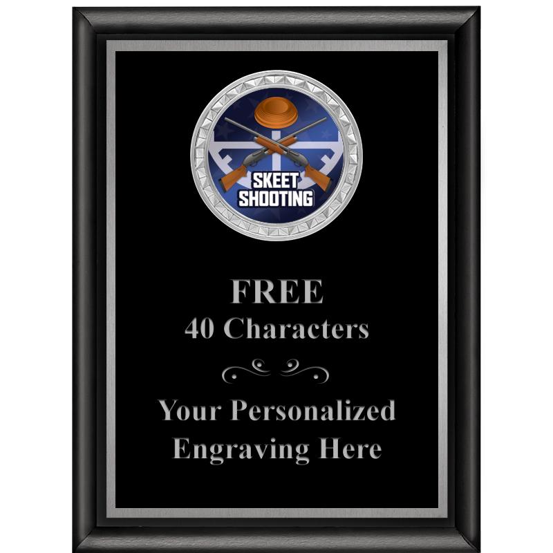 6X8 BLK SHINY EXEC INS PLQ SV