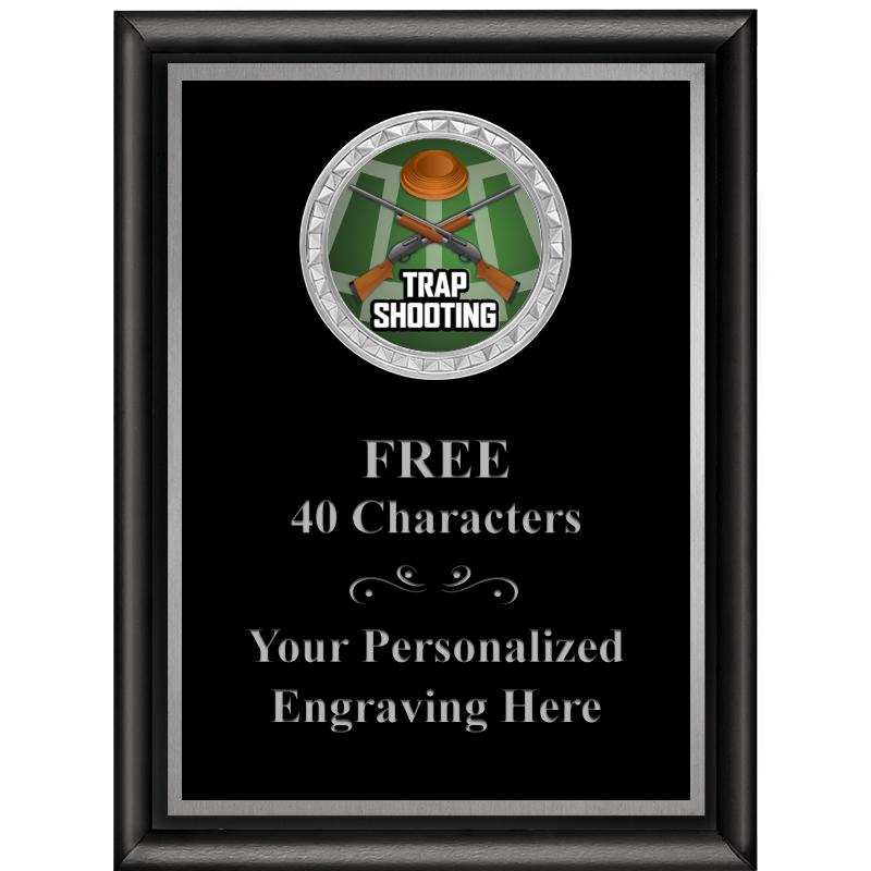 6X8 BLK SHINY EXEC INS PLQ SV