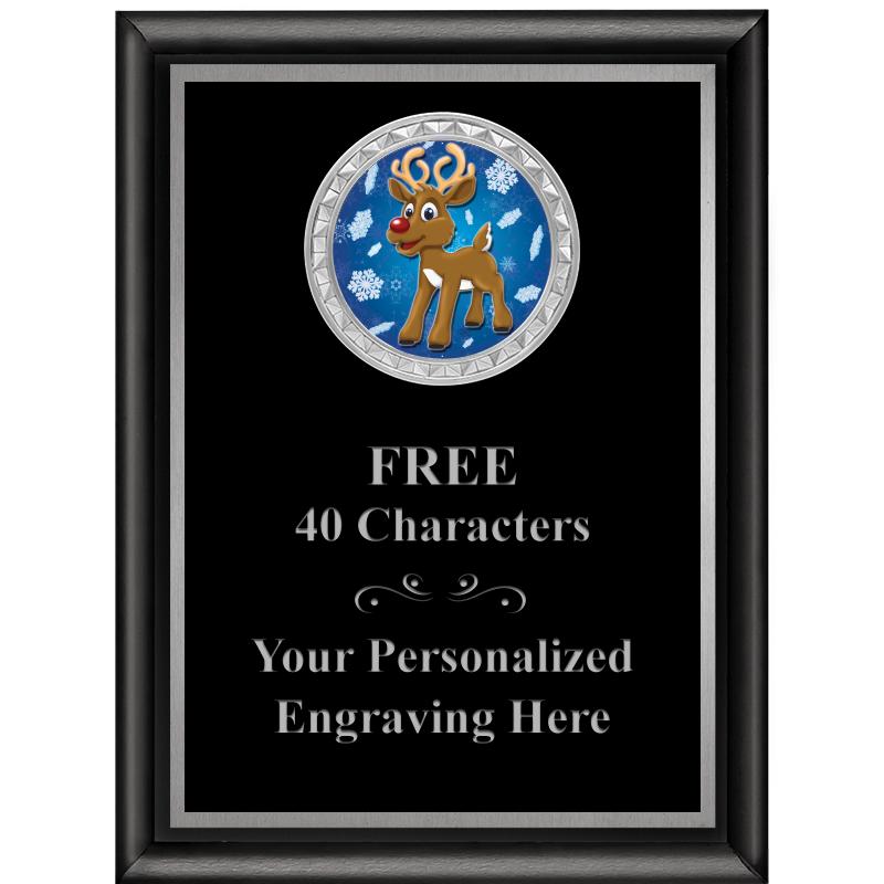 6X8 BLK SHINY EXEC INS PLQ SV