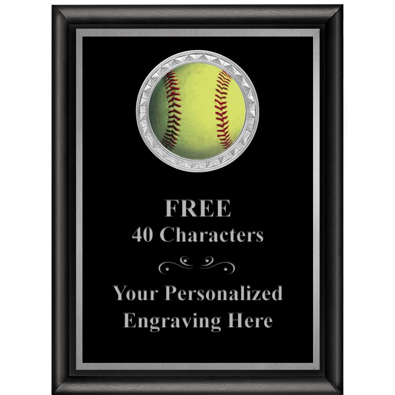 6X8 BLK SHINY EXEC INS PLQ SV