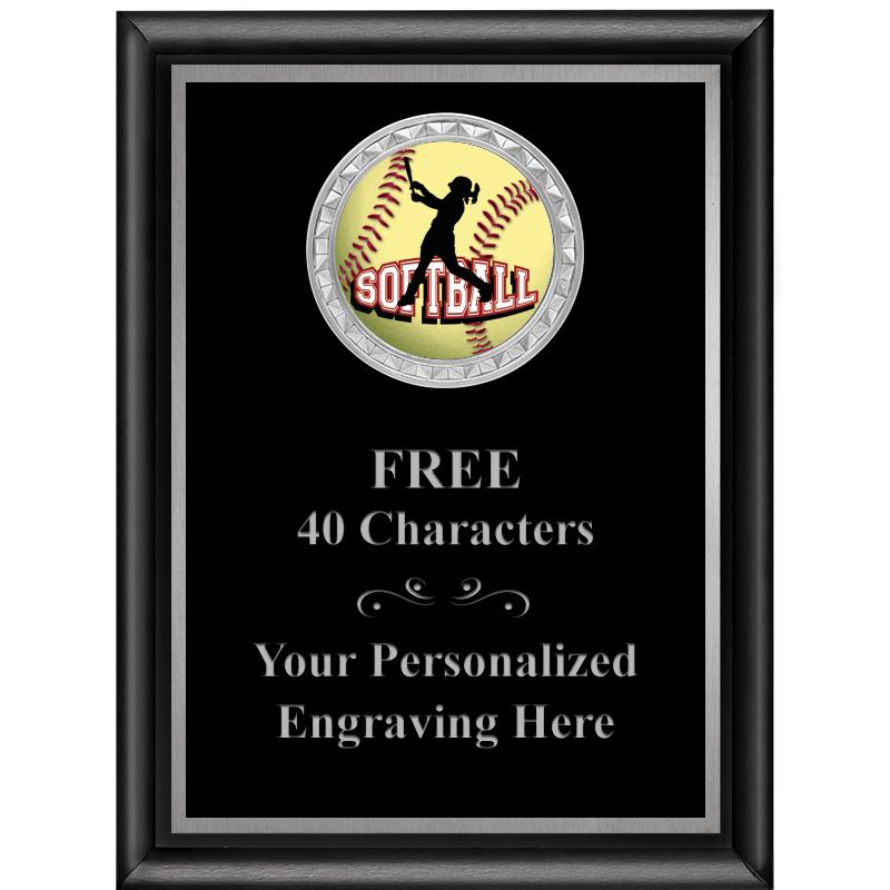 6X8 BLK SHINY EXEC INS PLQ SV