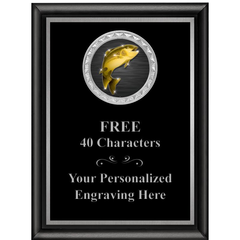 6X8 BLK SHINY EXEC INS PLQ SV