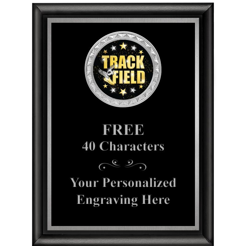 6X8 BLK SHINY EXEC INS PLQ SV