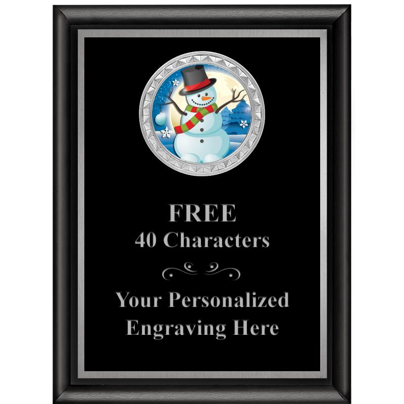 6X8 BLK SHINY EXEC INS PLQ SV