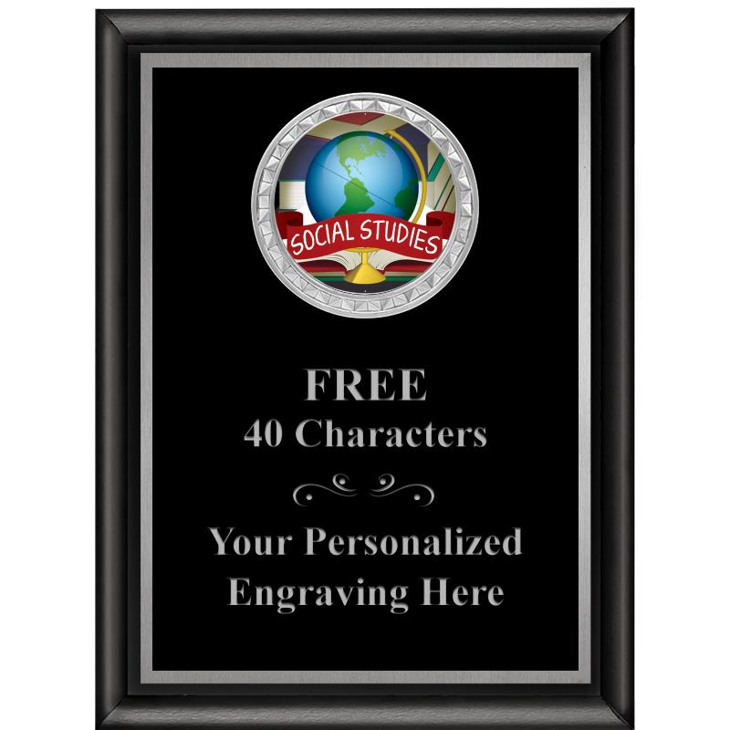 6X8 BLK SHINY EXEC INS PLQ SV