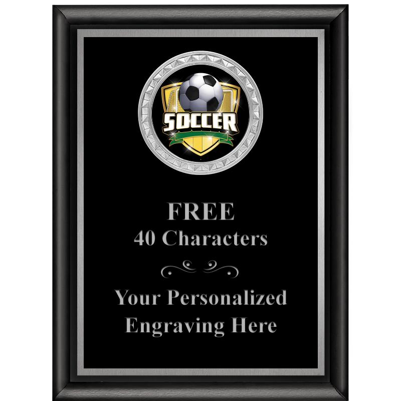 6X8 BLK SHINY EXEC INS PLQ SV