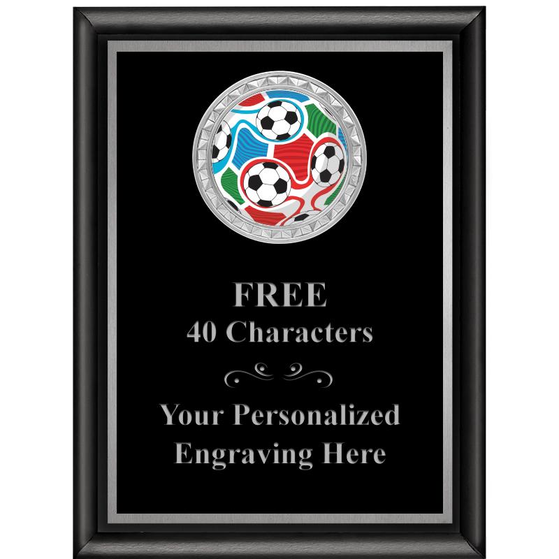 6X8 BLK SHINY EXEC INS PLQ SV