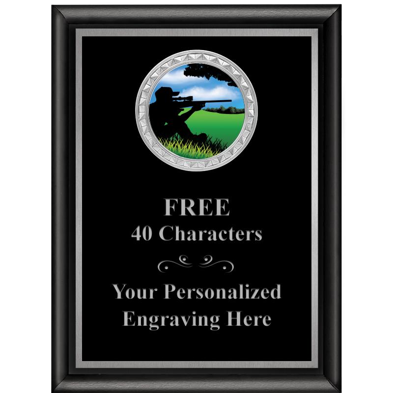 6X8 BLK SHINY EXEC INS PLQ SV